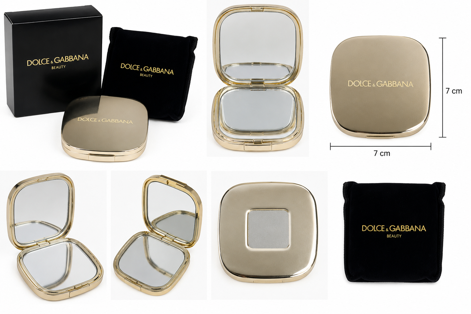 Dolce & Gabbana The One Xmas Compact Mirror Gold